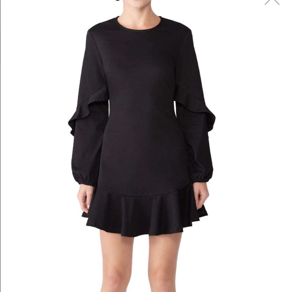 Shilla the label allure frill mini dress
